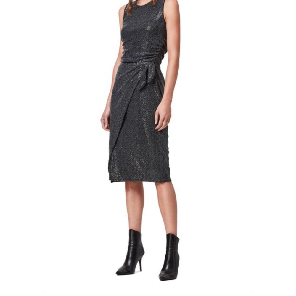ALLSAINTS Shimmer Sheath Dress Size 8 NWOT